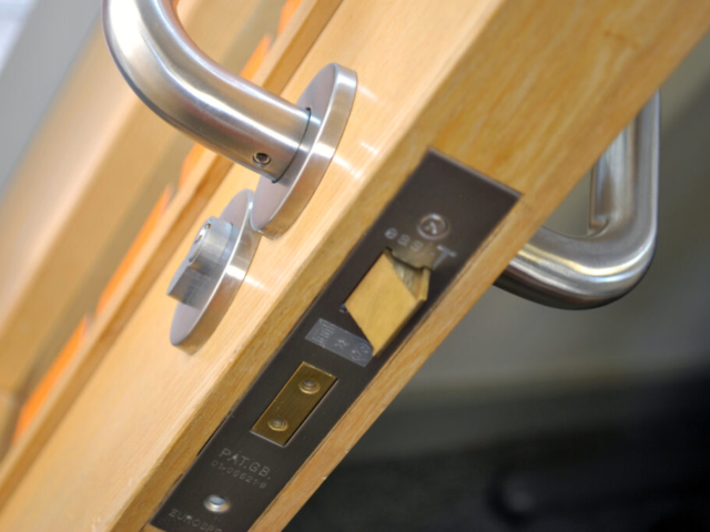 Commercial door repair work by Door Repairs UK Ltd in Yorkshire
