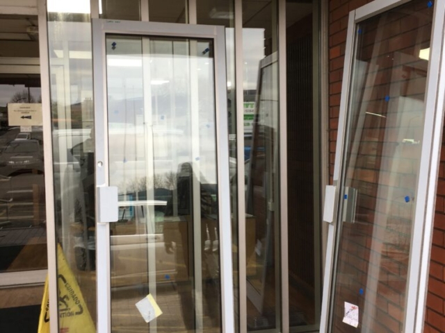 Commercial door repair work by Door Repairs UK Ltd in Yorkshire